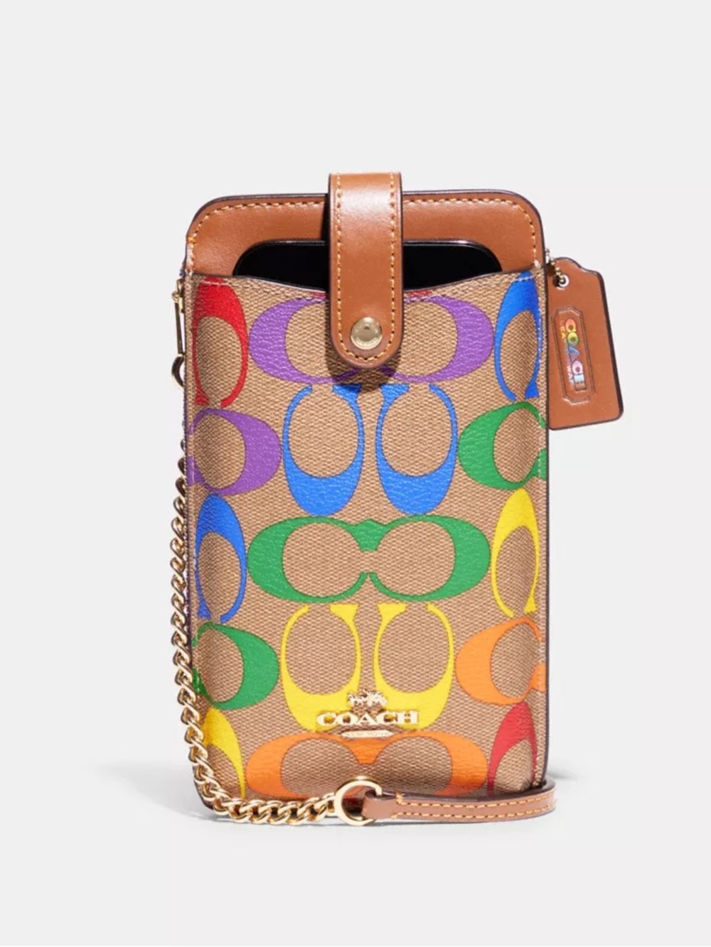 Coach Signature Rainbow Crossbody C9943 - Picture 12 of 13